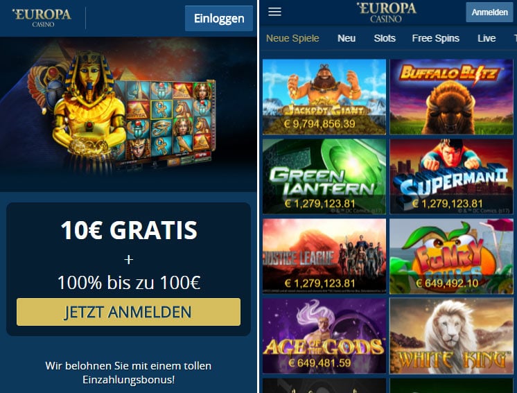 Europa Casino app 265859